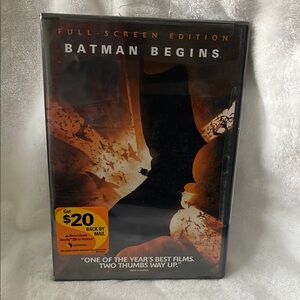 Batman begins new DVD